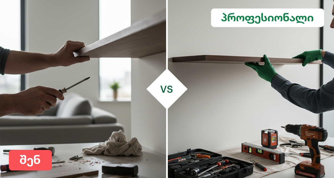 როდის შევაკეთოთ თავად და როდის მივმართოთ პროფესიონალ